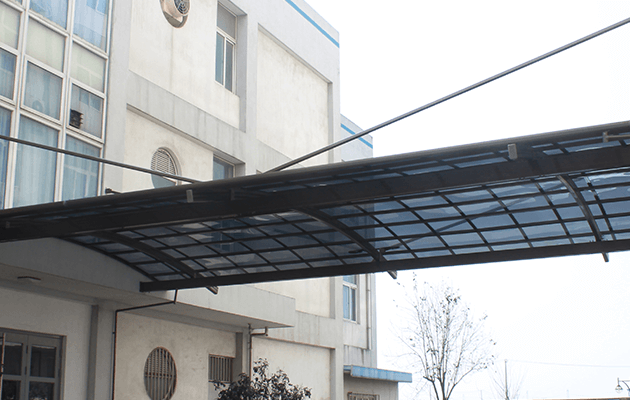 玻璃雨棚效果圖片