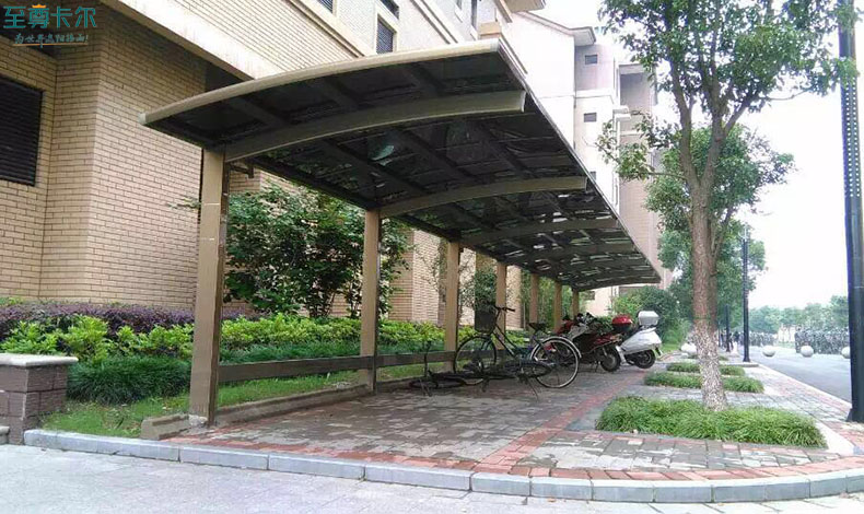 小區(qū)電動車棚怎么做？電動車棚廠家價格？